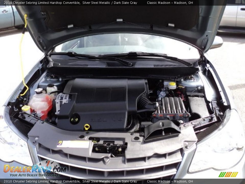 2010 Chrysler Sebring Limited Hardtop Convertible Silver Steel Metallic / Dark Slate Gray Photo #19