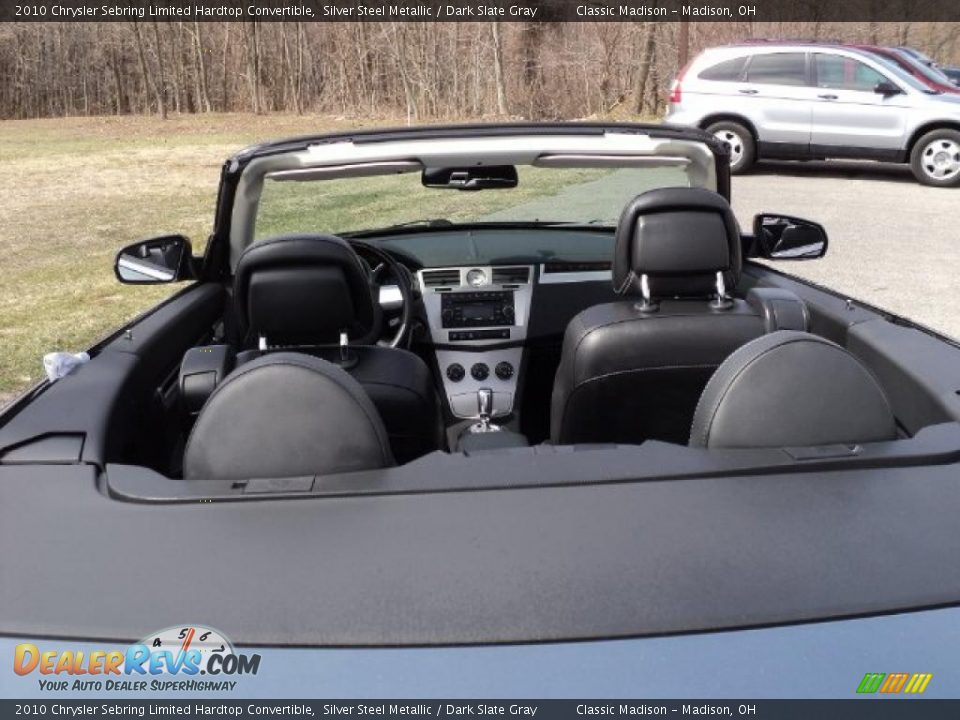 2010 Chrysler Sebring Limited Hardtop Convertible Silver Steel Metallic / Dark Slate Gray Photo #20