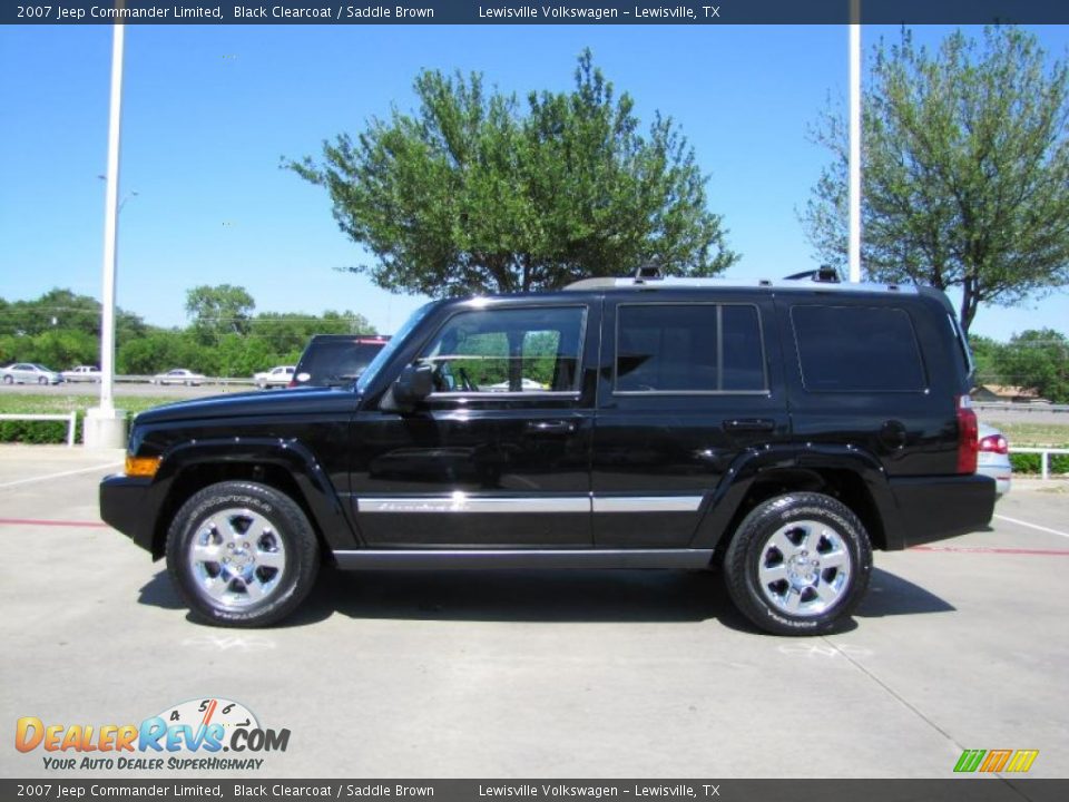 Black Clearcoat 2007 Jeep Commander Limited Photo #2