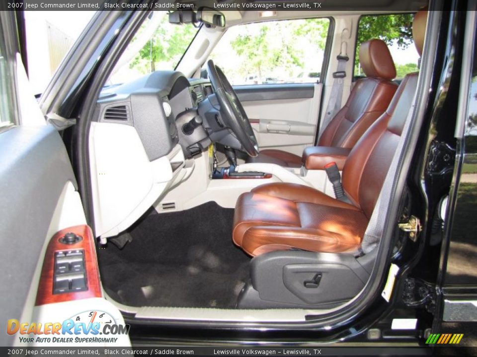 Saddle Brown Interior - 2007 Jeep Commander Limited Photo #9