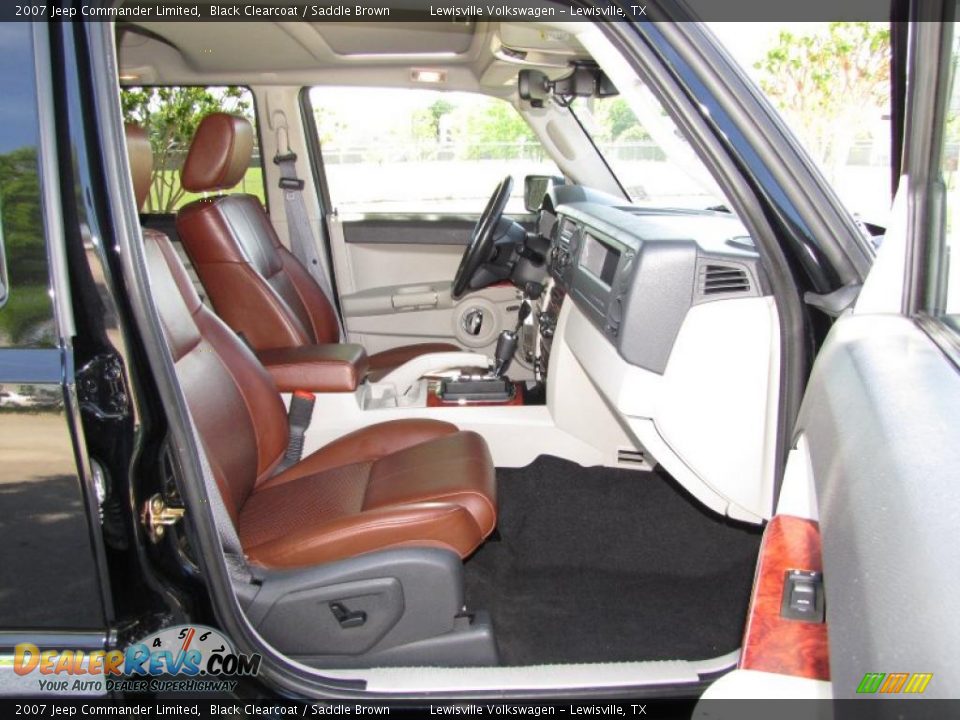 Saddle Brown Interior - 2007 Jeep Commander Limited Photo #10