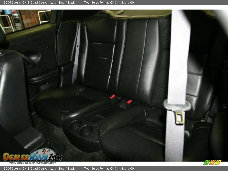 2006 Saturn ION 3 Quad Coupe Laser Blue / Black Photo #5