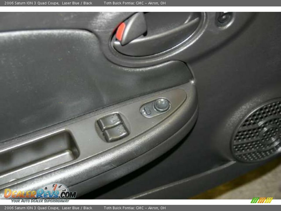 2006 Saturn ION 3 Quad Coupe Laser Blue / Black Photo #6