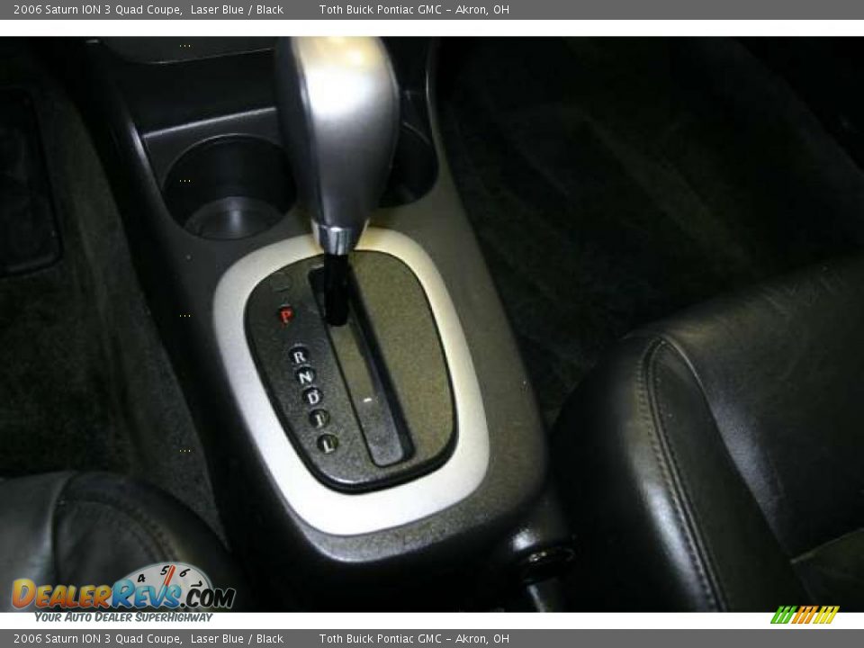 2006 Saturn ION 3 Quad Coupe Laser Blue / Black Photo #11