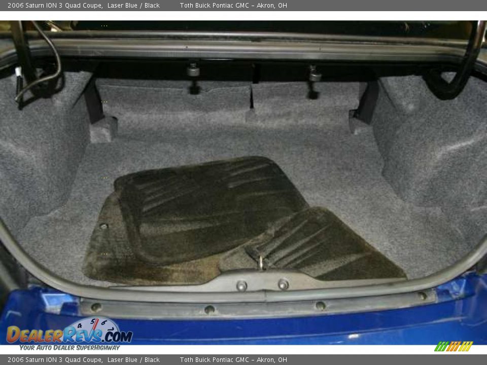 2006 Saturn ION 3 Quad Coupe Laser Blue / Black Photo #13