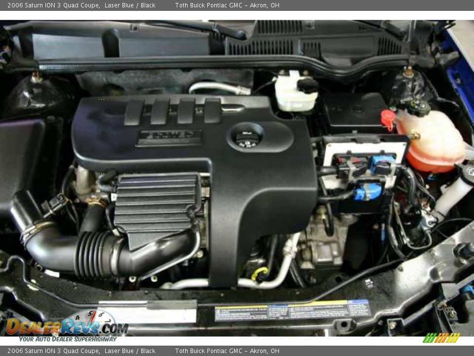 2006 Saturn ION 3 Quad Coupe 2.2 Liter DOHC 16-Valve Ecotec 4 Cylinder Engine Photo #16