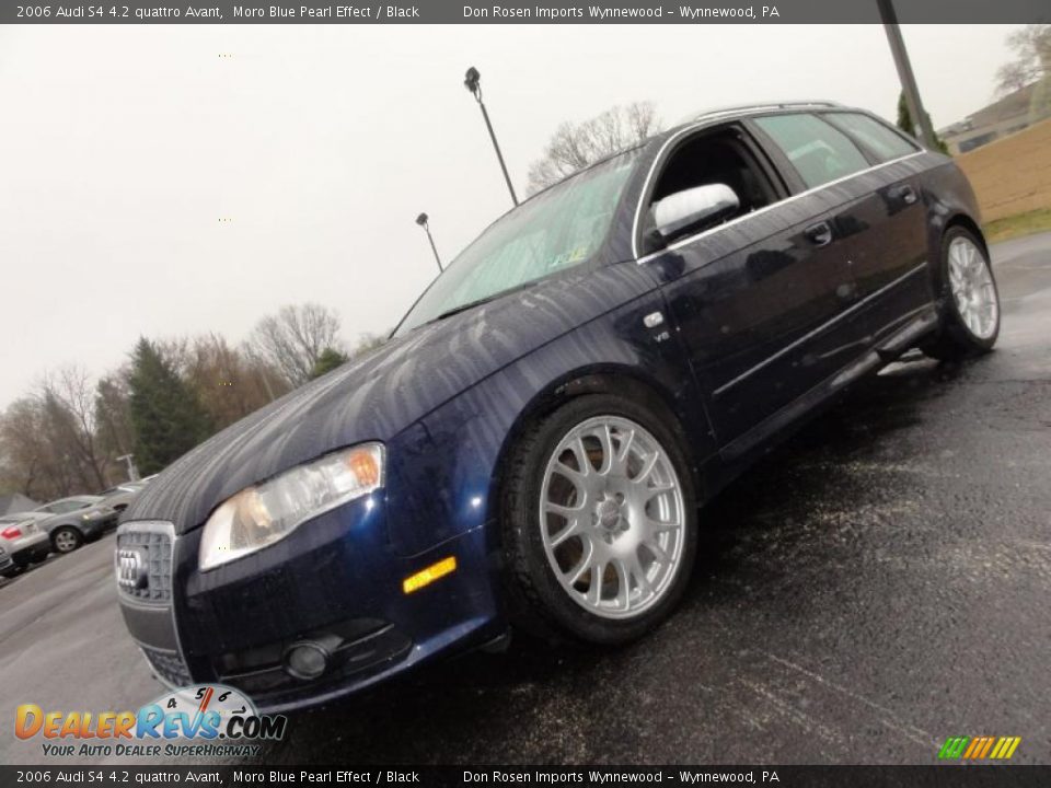 2006 Audi S4 4.2 quattro Avant Moro Blue Pearl Effect / Black Photo #1