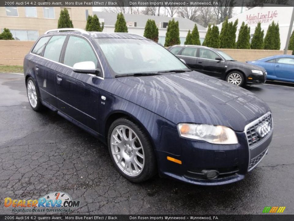 2006 Audi S4 4.2 quattro Avant Moro Blue Pearl Effect / Black Photo #4