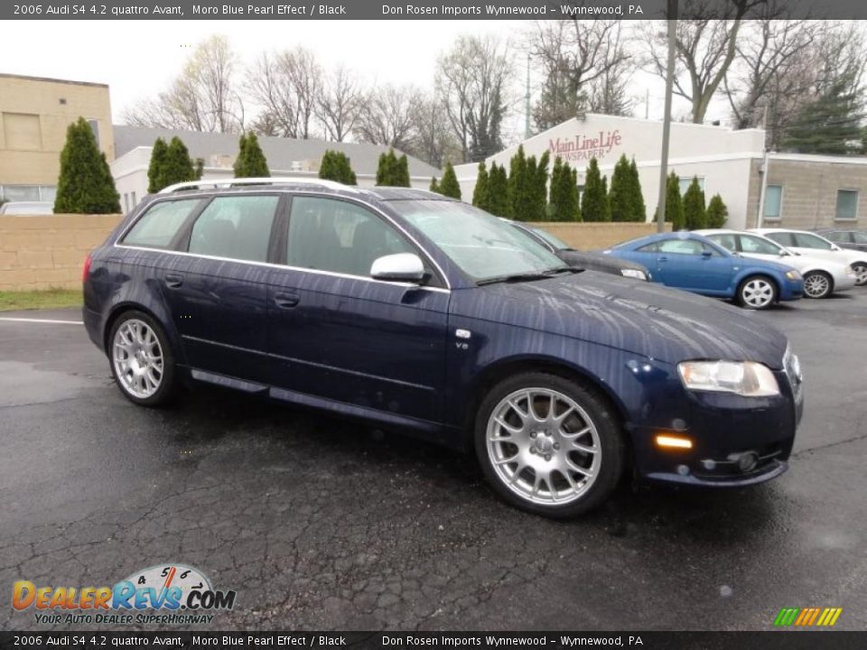 2006 Audi S4 4.2 quattro Avant Moro Blue Pearl Effect / Black Photo #6