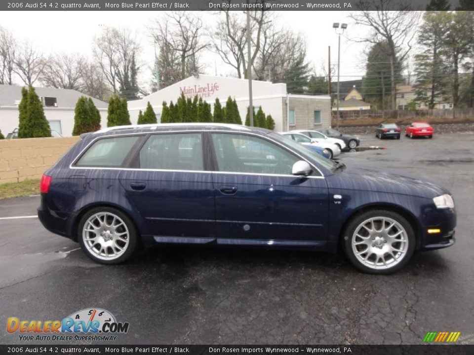 2006 Audi S4 4.2 quattro Avant Moro Blue Pearl Effect / Black Photo #7
