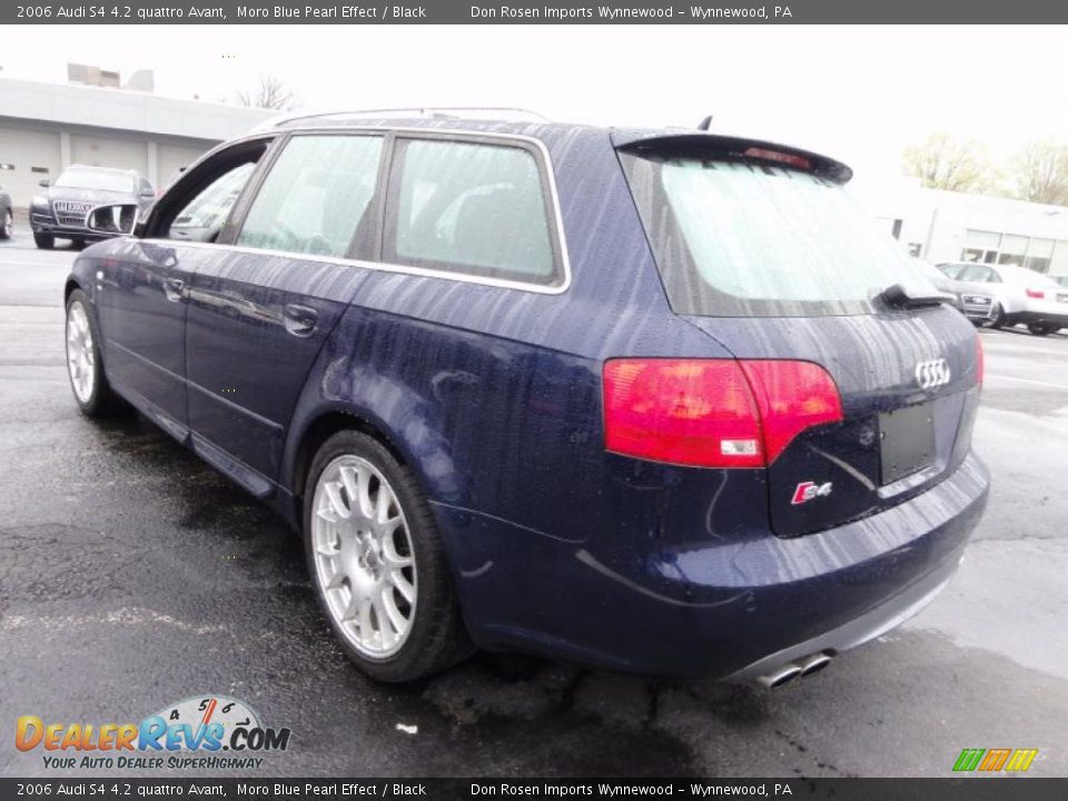 2006 Audi S4 4.2 quattro Avant Moro Blue Pearl Effect / Black Photo #10