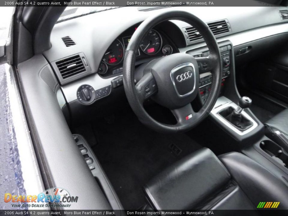 2006 Audi S4 4.2 quattro Avant Moro Blue Pearl Effect / Black Photo #12