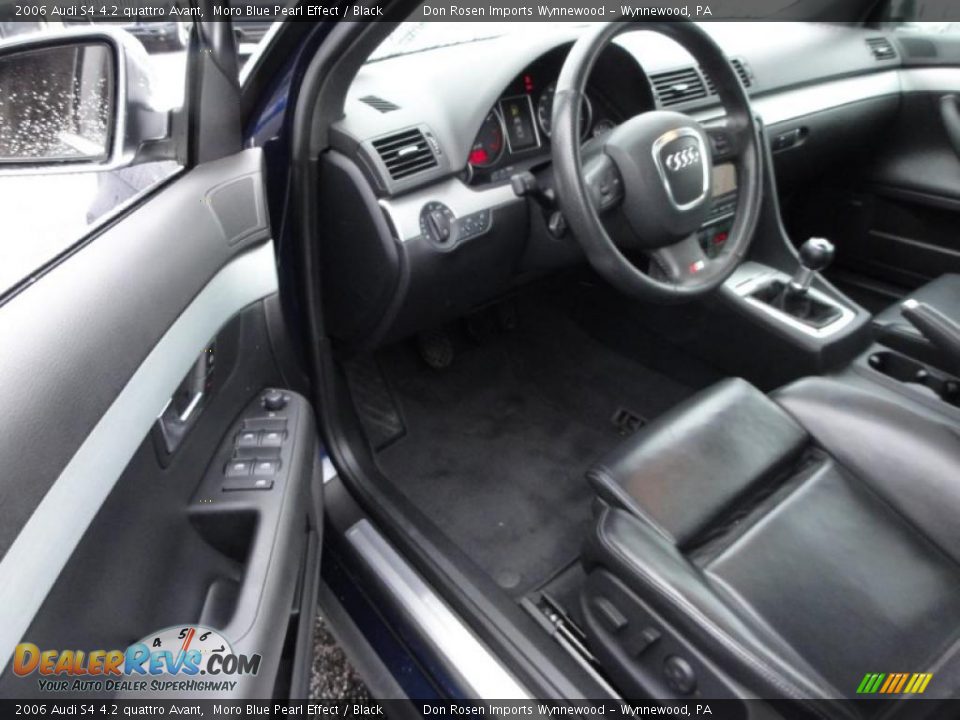 2006 Audi S4 4.2 quattro Avant Moro Blue Pearl Effect / Black Photo #13