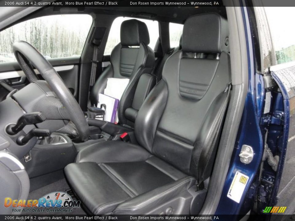 Black Interior - 2006 Audi S4 4.2 quattro Avant Photo #17