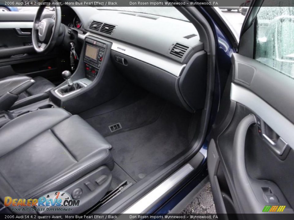 2006 Audi S4 4.2 quattro Avant Moro Blue Pearl Effect / Black Photo #19