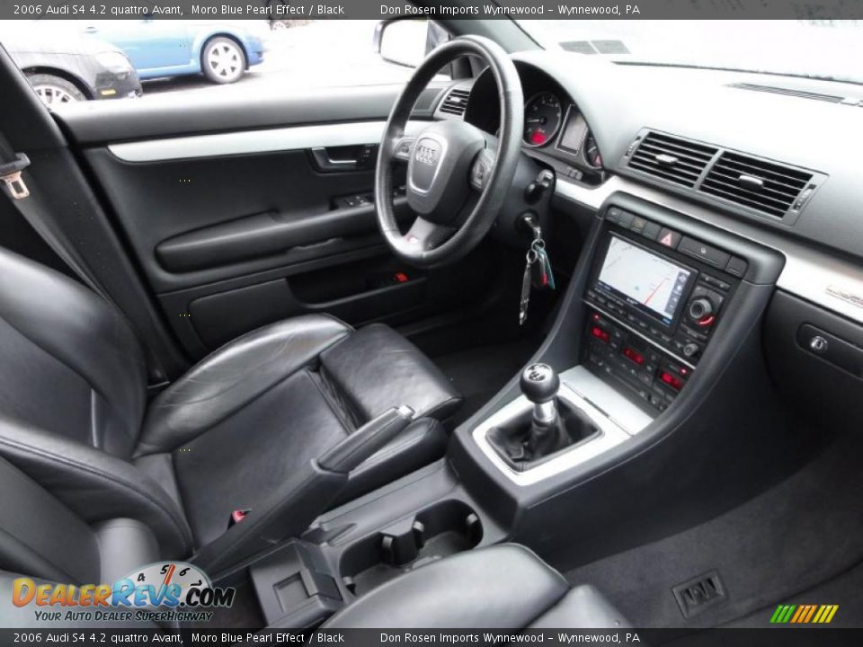2006 Audi S4 4.2 quattro Avant Moro Blue Pearl Effect / Black Photo #20
