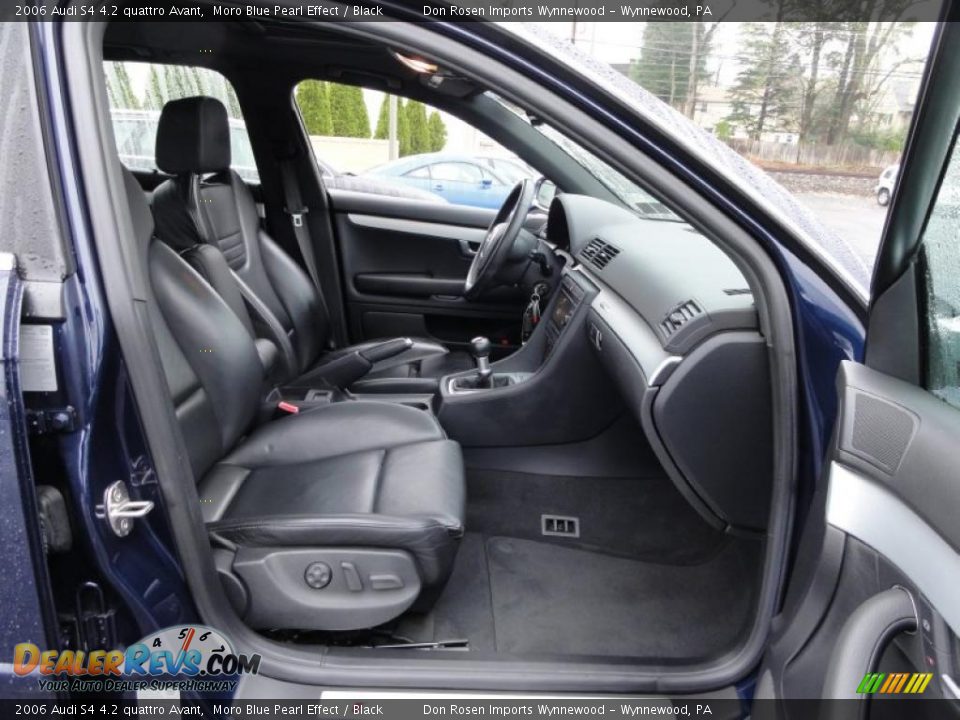 2006 Audi S4 4.2 quattro Avant Moro Blue Pearl Effect / Black Photo #21