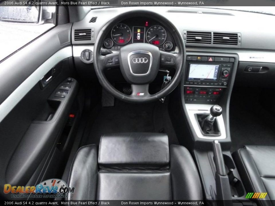 2006 Audi S4 4.2 quattro Avant Moro Blue Pearl Effect / Black Photo #28