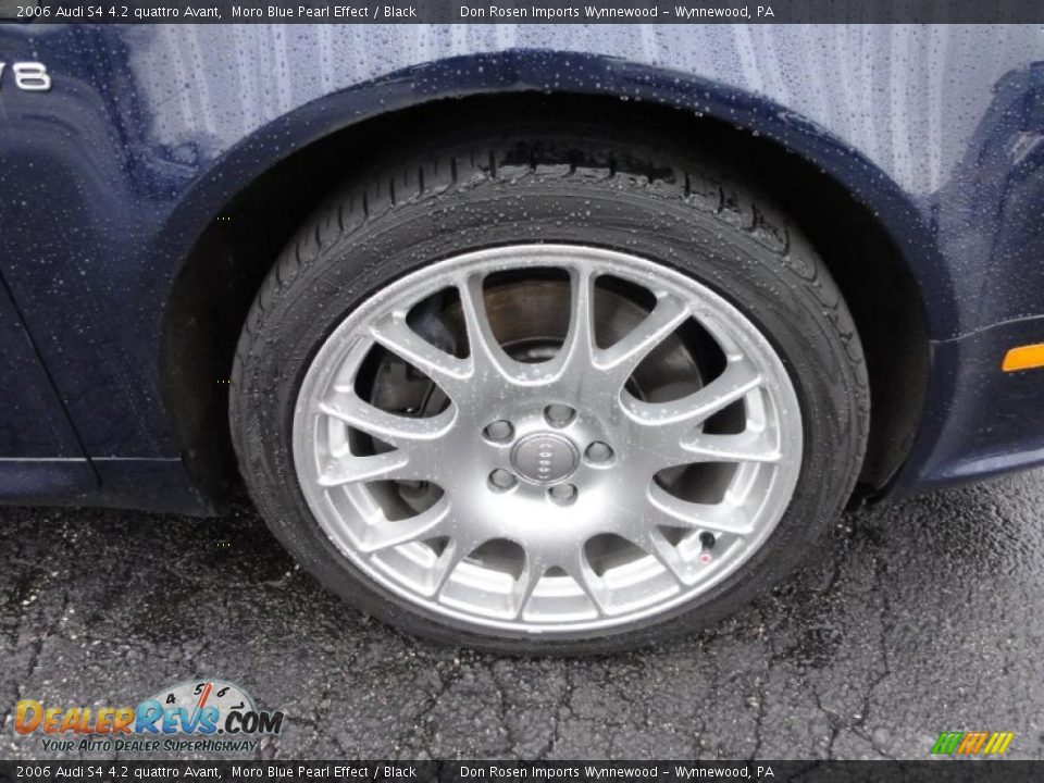 2006 Audi S4 4.2 quattro Avant Moro Blue Pearl Effect / Black Photo #31