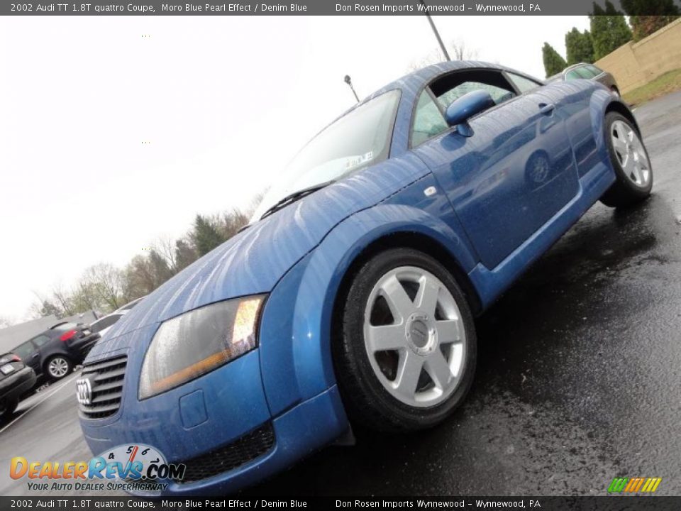 Moro Blue Pearl Effect 2002 Audi TT 1.8T quattro Coupe Photo #1