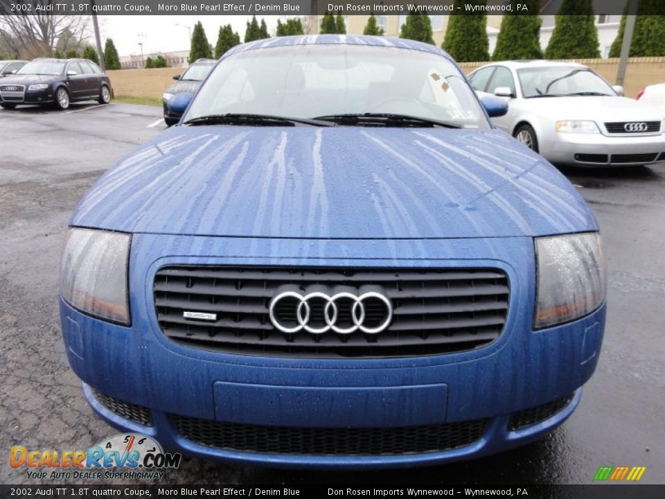 2002 Audi TT 1.8T quattro Coupe Moro Blue Pearl Effect / Denim Blue Photo #3