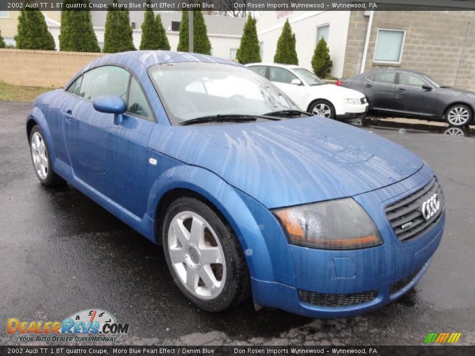 Moro Blue Pearl Effect 2002 Audi TT 1.8T quattro Coupe Photo #4