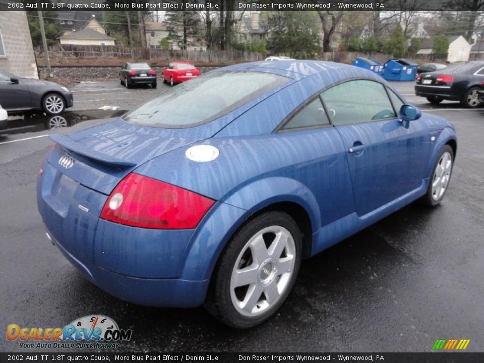 Moro Blue Pearl Effect 2002 Audi TT 1.8T quattro Coupe Photo #8