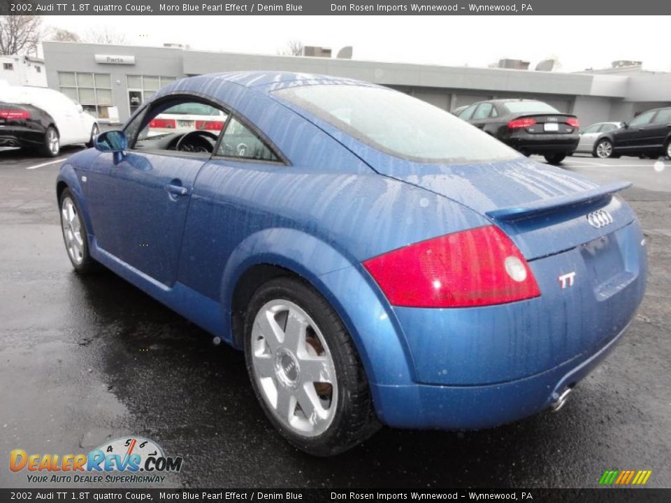 Moro Blue Pearl Effect 2002 Audi TT 1.8T quattro Coupe Photo #10