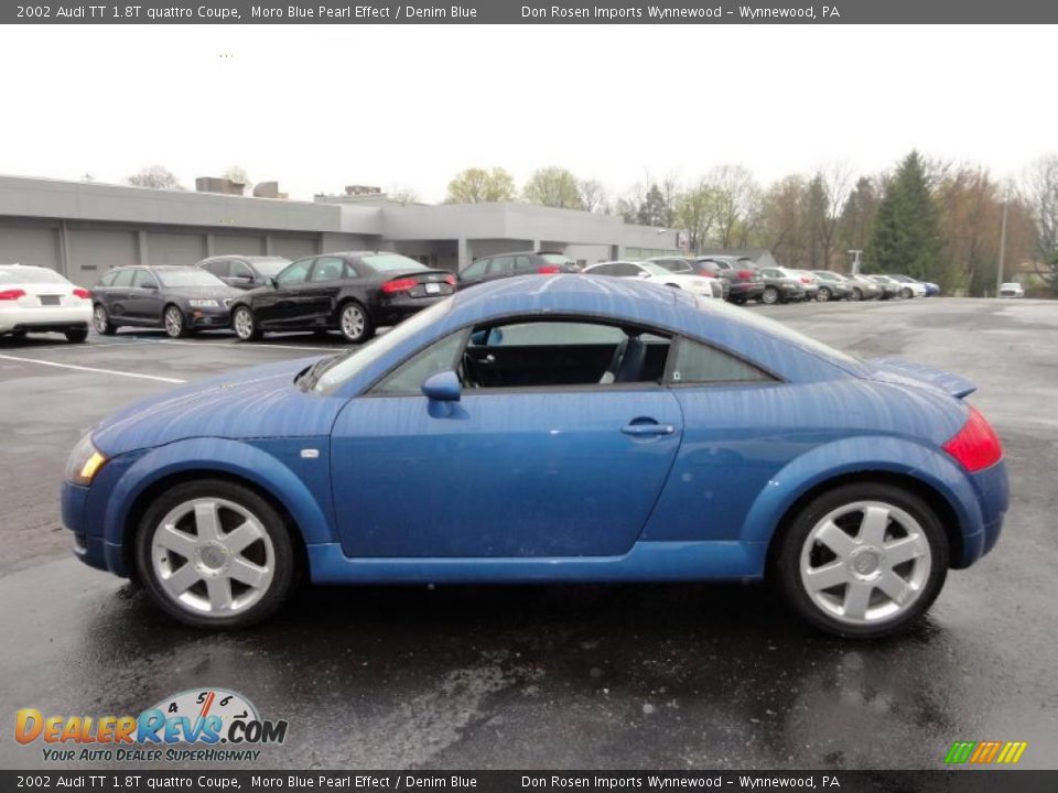 2002 Audi TT 1.8T quattro Coupe Moro Blue Pearl Effect / Denim Blue Photo #11