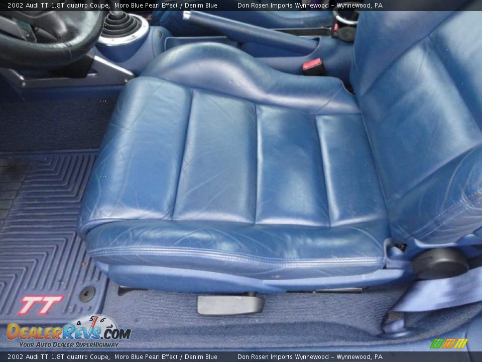 Denim Blue Interior - 2002 Audi TT 1.8T quattro Coupe Photo #15