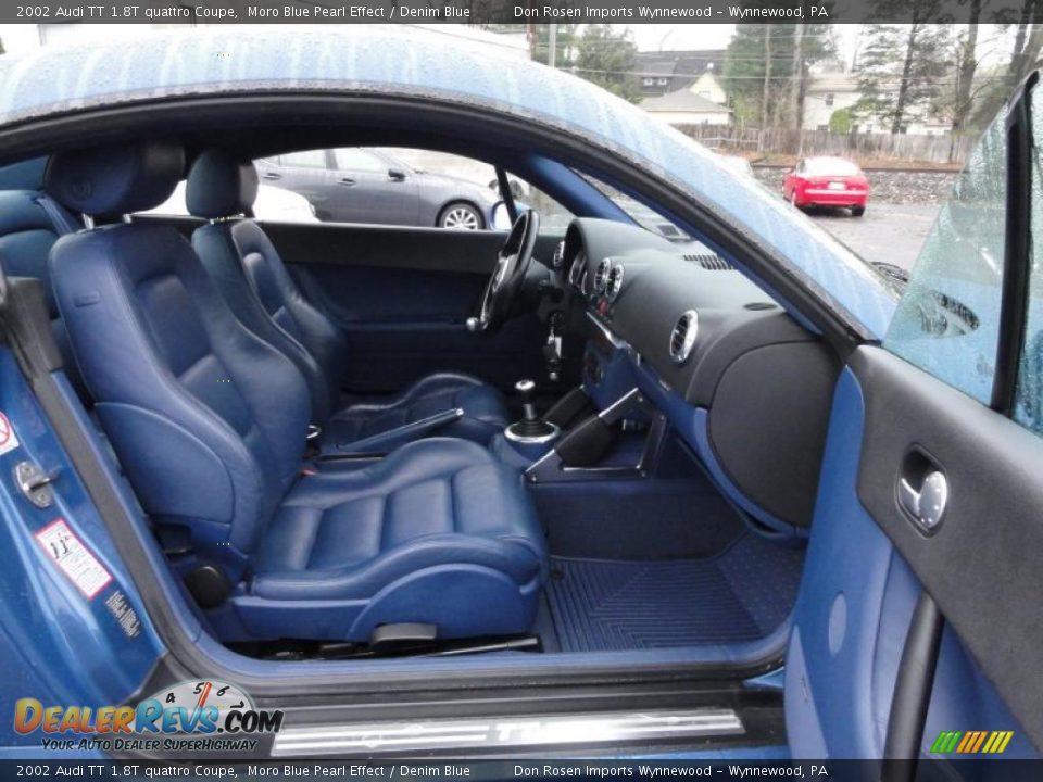 Denim Blue Interior - 2002 Audi TT 1.8T quattro Coupe Photo #19