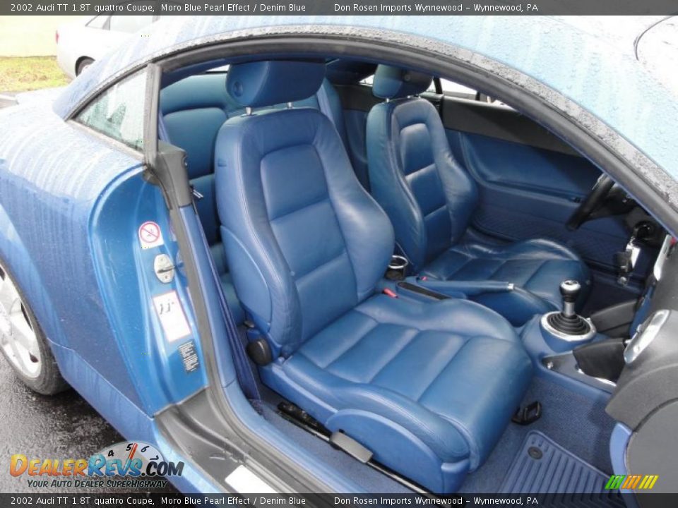 Denim Blue Interior - 2002 Audi TT 1.8T quattro Coupe Photo #20