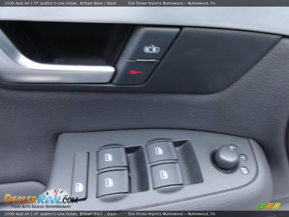 2008 Audi A4 2.0T quattro S-Line Sedan Brilliant Black / Black Photo #15