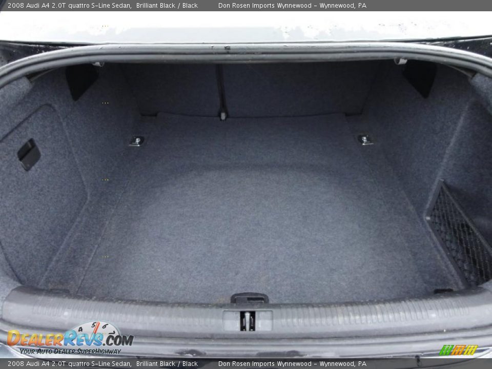 2008 Audi A4 2.0T quattro S-Line Sedan Brilliant Black / Black Photo #28