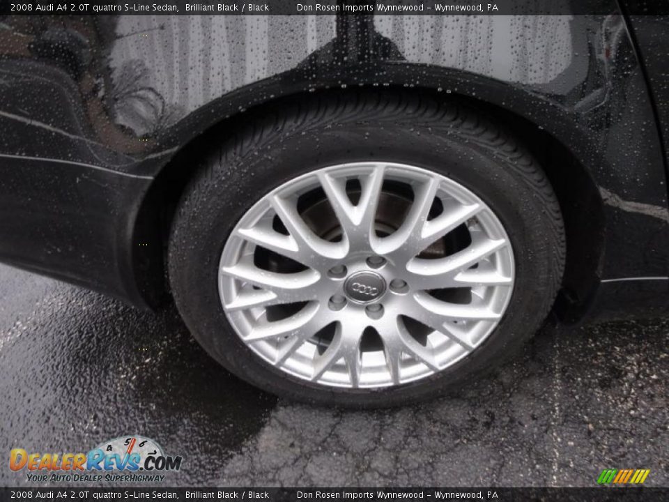 2008 Audi A4 2.0T quattro S-Line Sedan Brilliant Black / Black Photo #29