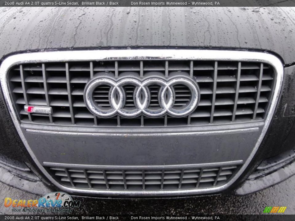 2008 Audi A4 2.0T quattro S-Line Sedan Brilliant Black / Black Photo #32