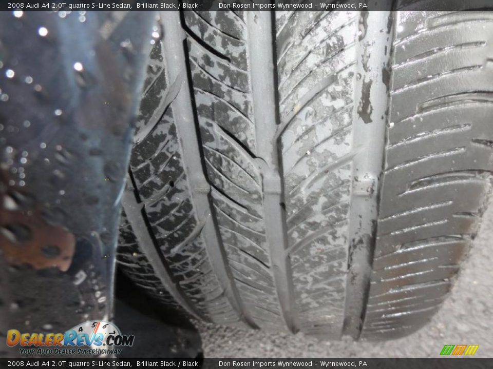 2008 Audi A4 2.0T quattro S-Line Sedan Brilliant Black / Black Photo #35