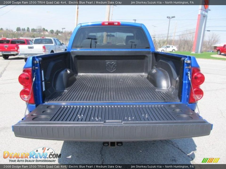 2008 Dodge Ram 1500 TRX4 Quad Cab 4x4 Electric Blue Pearl / Medium Slate Gray Photo #5