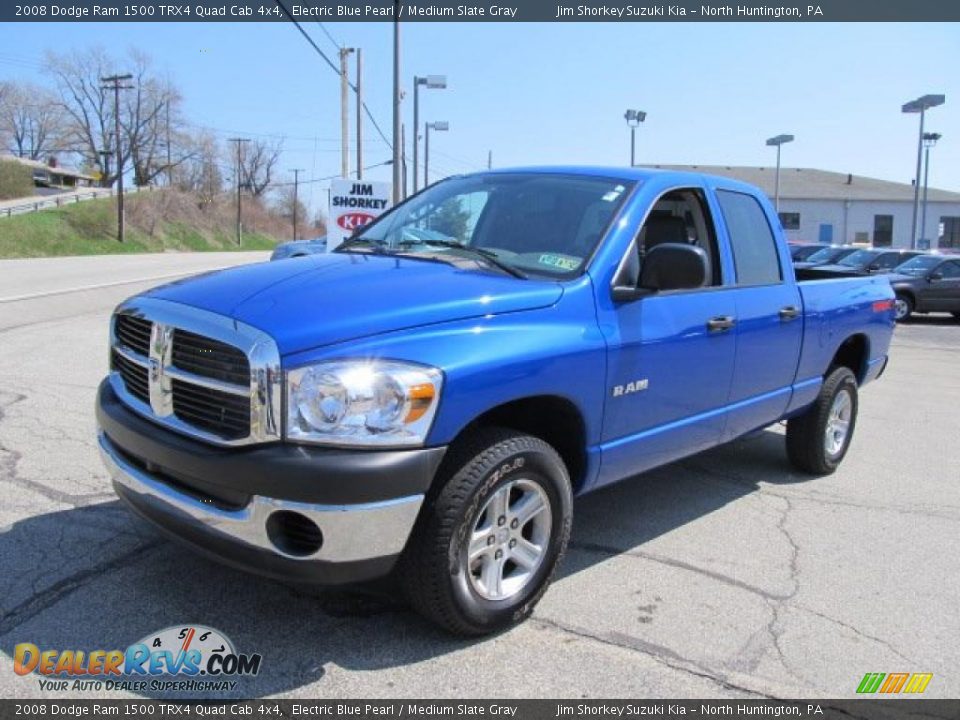 Front 3/4 View of 2008 Dodge Ram 1500 TRX4 Quad Cab 4x4 Photo #7