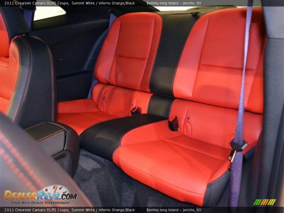 Inferno Orange/Black Interior - 2011 Chevrolet Camaro SS/RS Coupe Photo #12