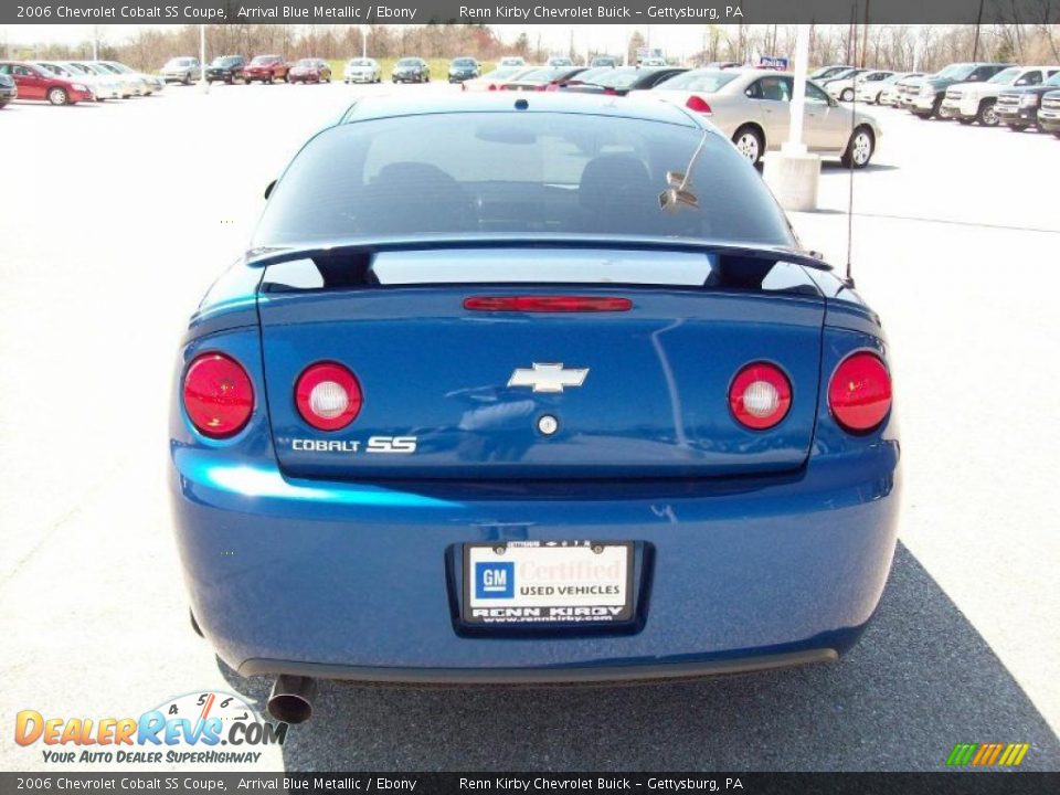 2006 Chevrolet Cobalt SS Coupe Arrival Blue Metallic / Ebony Photo #14