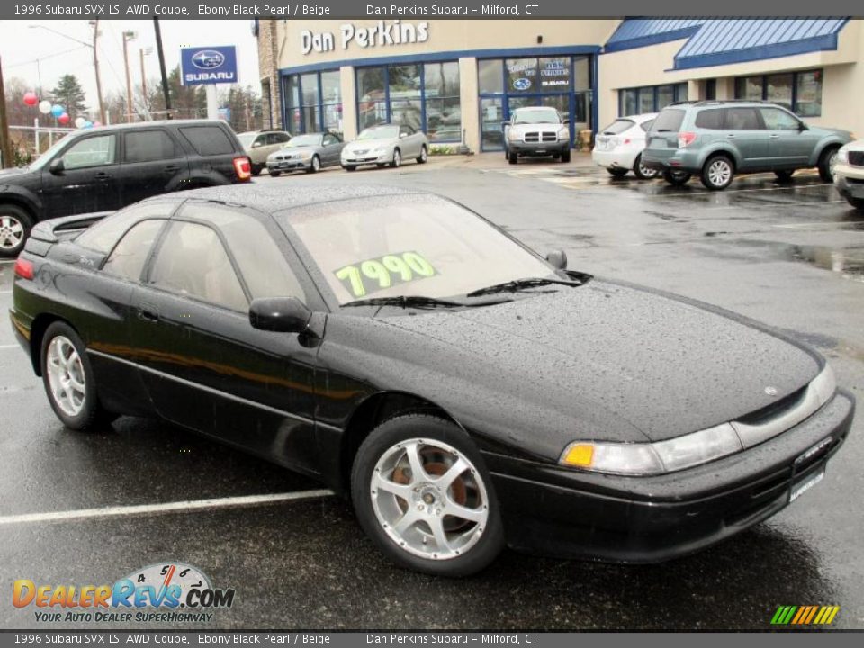 1996 Subaru SVX LSi AWD Coupe Ebony Black Pearl / Beige Photo #3