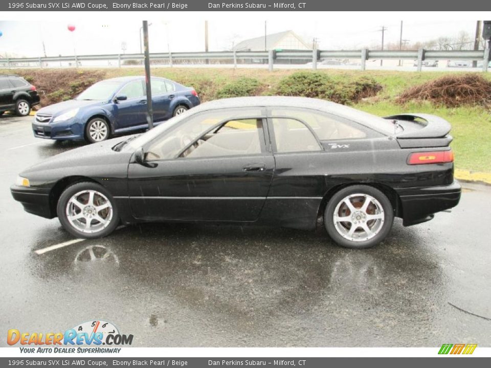 Ebony Black Pearl 1996 Subaru SVX LSi AWD Coupe Photo #9