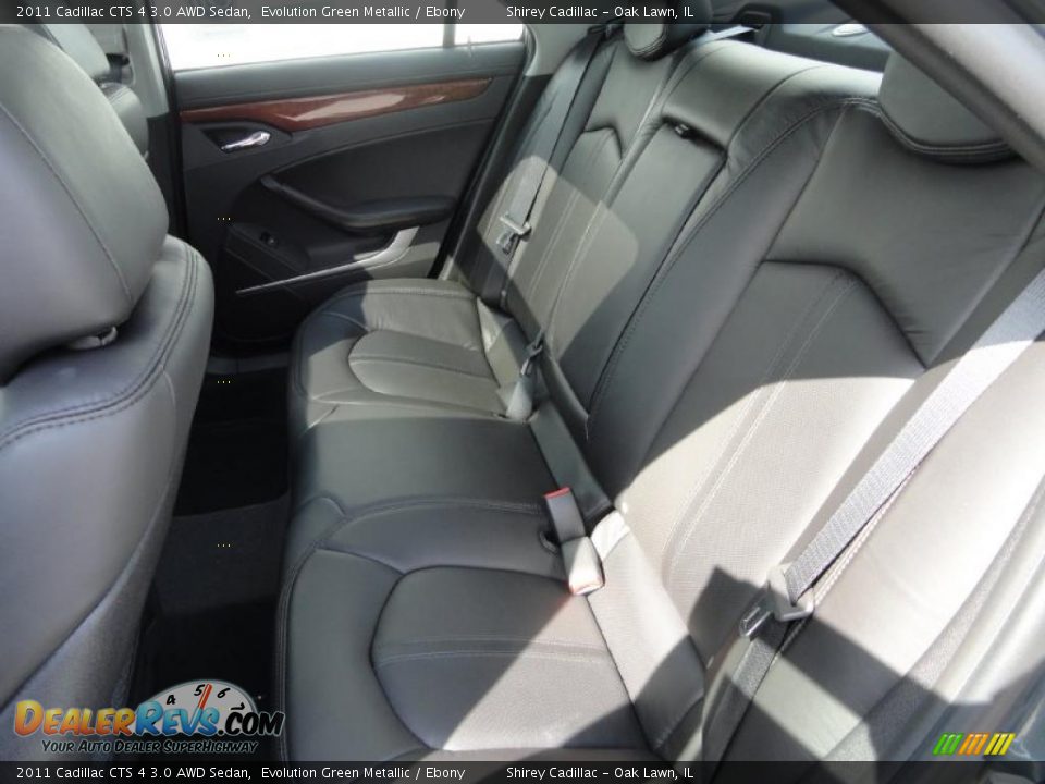 2011 Cadillac CTS 4 3.0 AWD Sedan Evolution Green Metallic / Ebony Photo #9