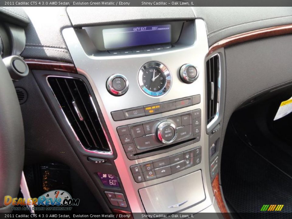 2011 Cadillac CTS 4 3.0 AWD Sedan Evolution Green Metallic / Ebony Photo #19