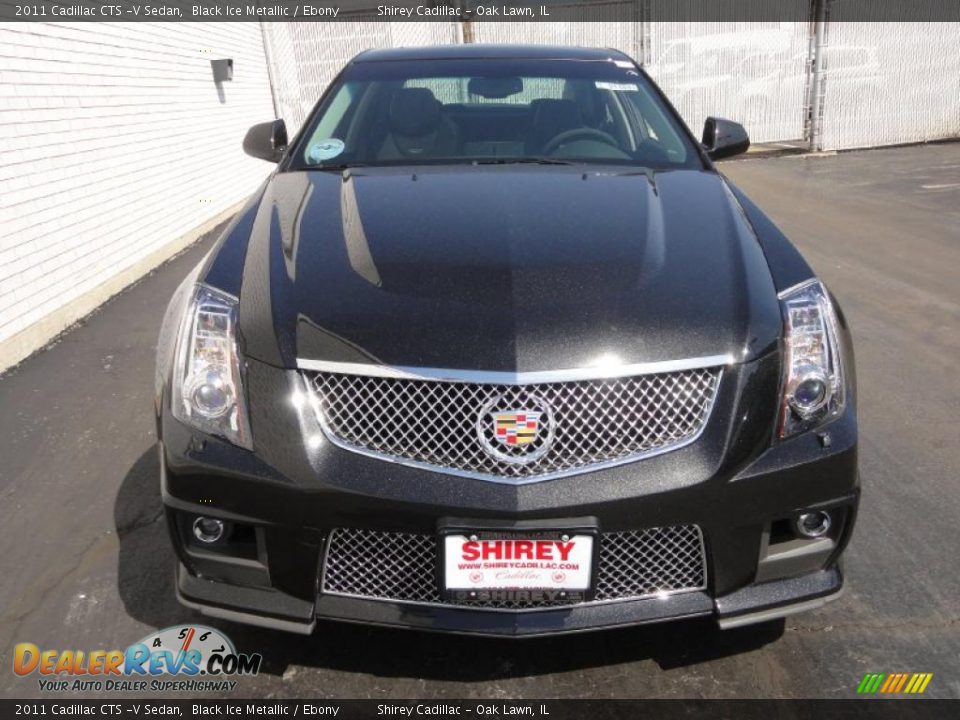 2011 Cadillac CTS -V Sedan Black Ice Metallic / Ebony Photo #2