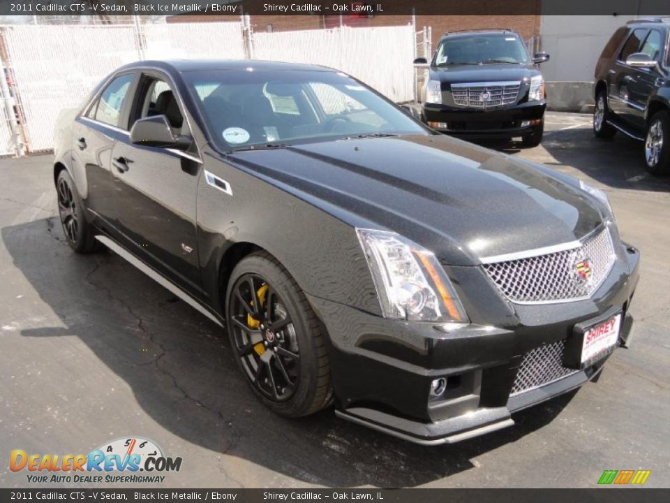 Front 3/4 View of 2011 Cadillac CTS -V Sedan Photo #3