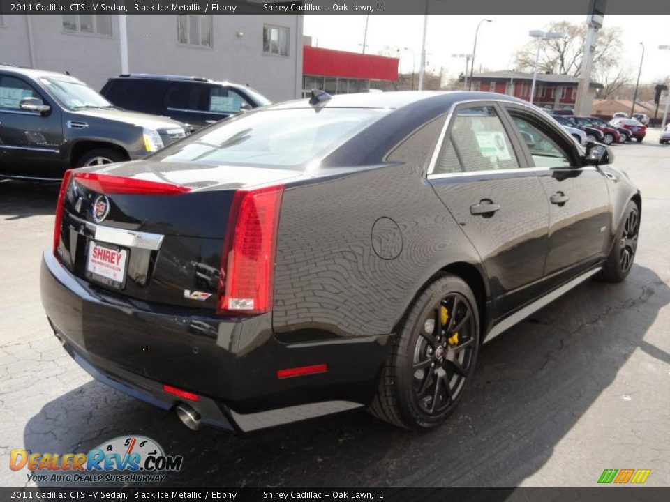 2011 Cadillac CTS -V Sedan Black Ice Metallic / Ebony Photo #6