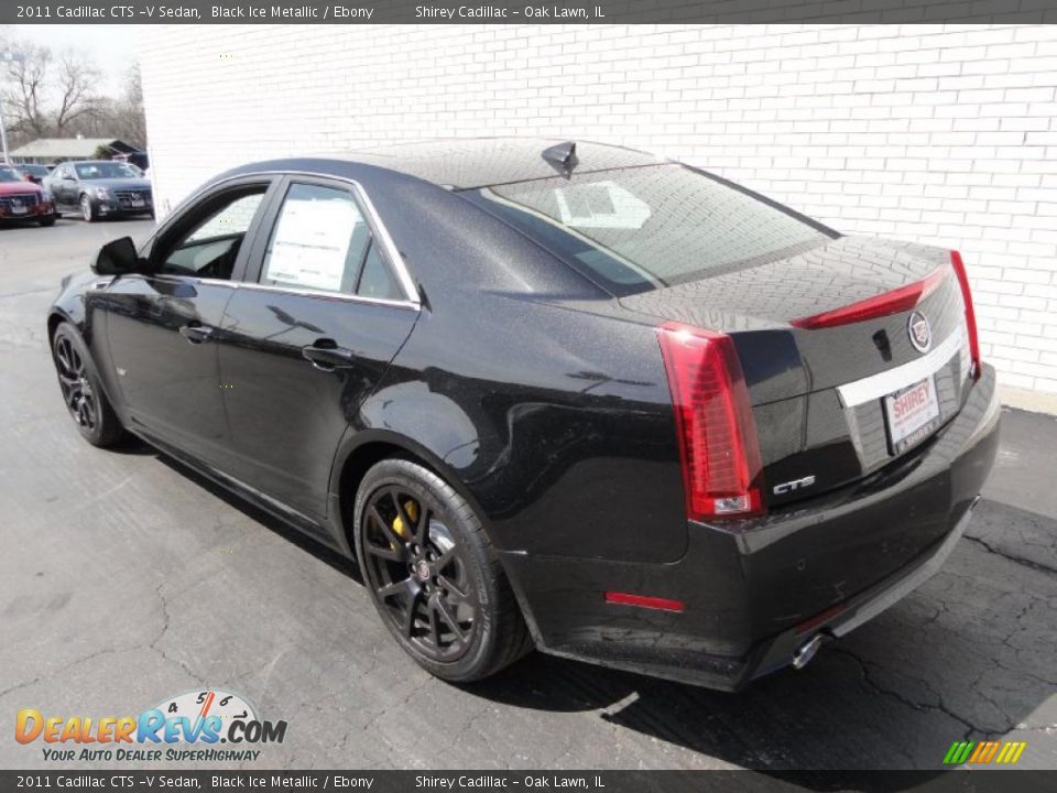 2011 Cadillac CTS -V Sedan Black Ice Metallic / Ebony Photo #7