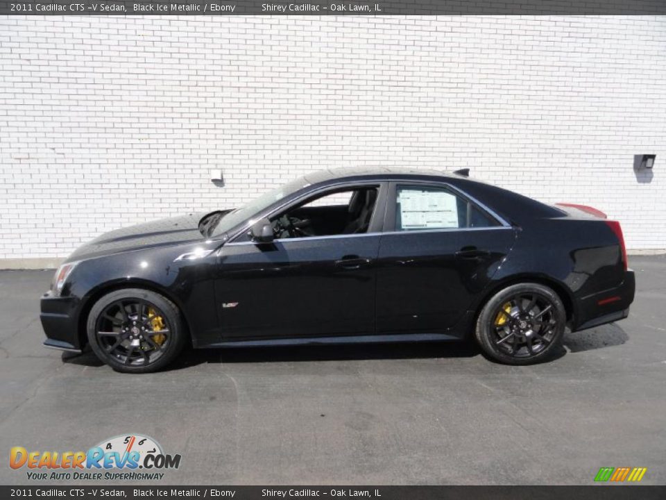 2011 Cadillac CTS -V Sedan Black Ice Metallic / Ebony Photo #8